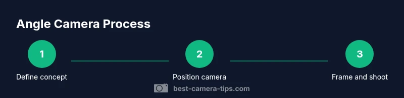 Process flow showing angle camera steps