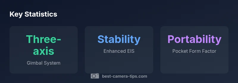 Infographic showing Pocket 3 stability, portability, and ease of use